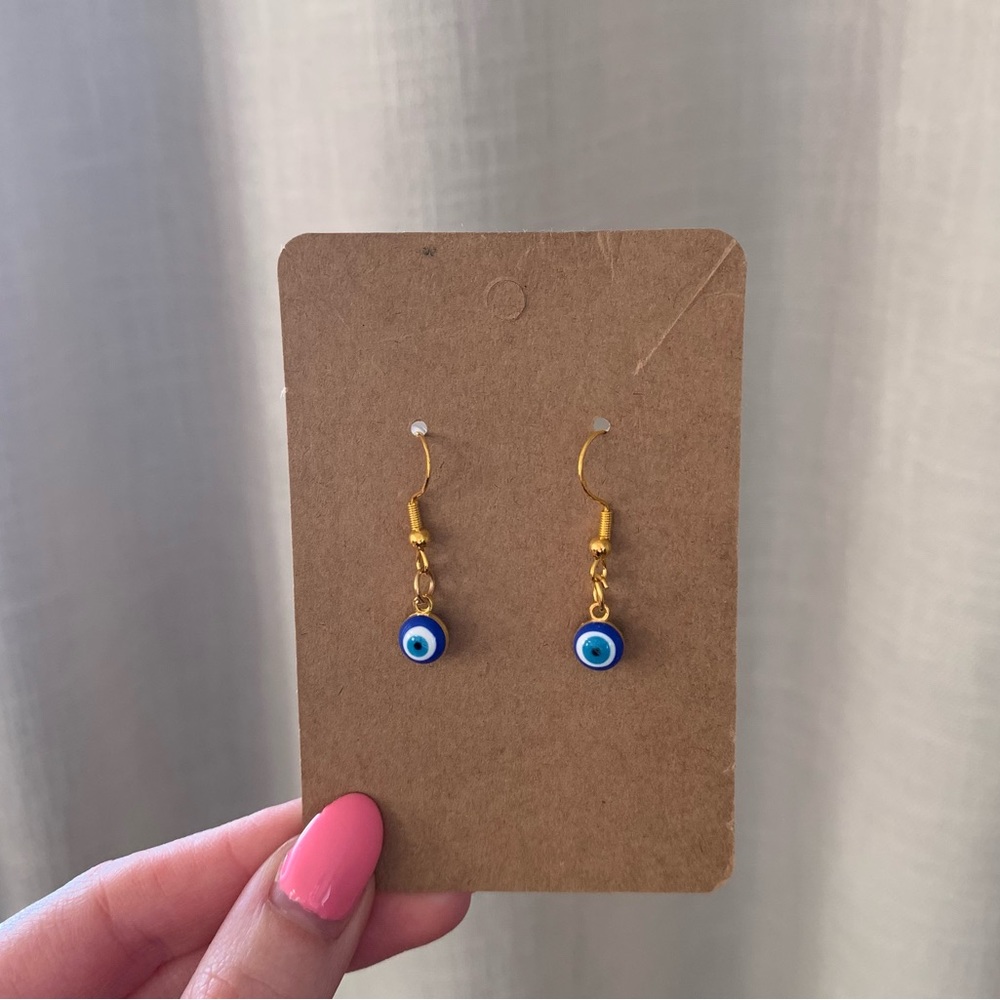 Handmade Evil Eye earrings